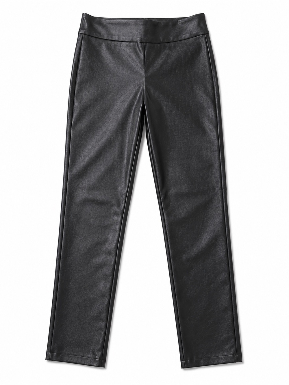Van Heusen Black Stretch Extensible Faux Leather Pants